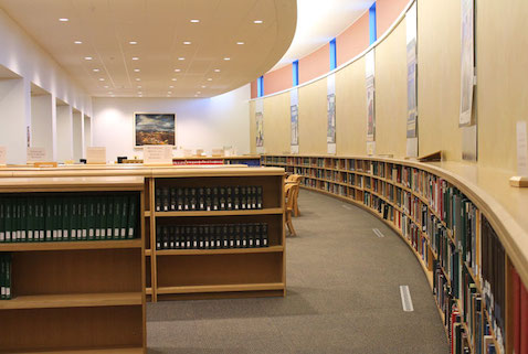 Image of the History Center library.