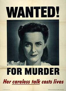 Wanted! For Murder - Her careless talk costs lives