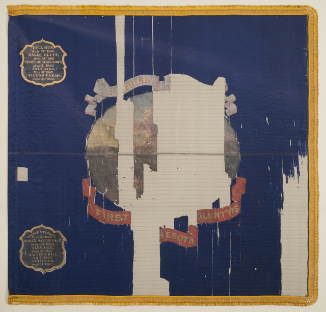 1st Minnesota regimental battle flag