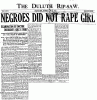 Negroes Did Not Rape Girl.--Newspaper(s) (gif)