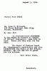  Gilbert Henry Stephenson. Application No. 5151.  Letter from Secretary of the Pardon Board to John B. Richards, August 3, 1921.--Correspondence (gif)